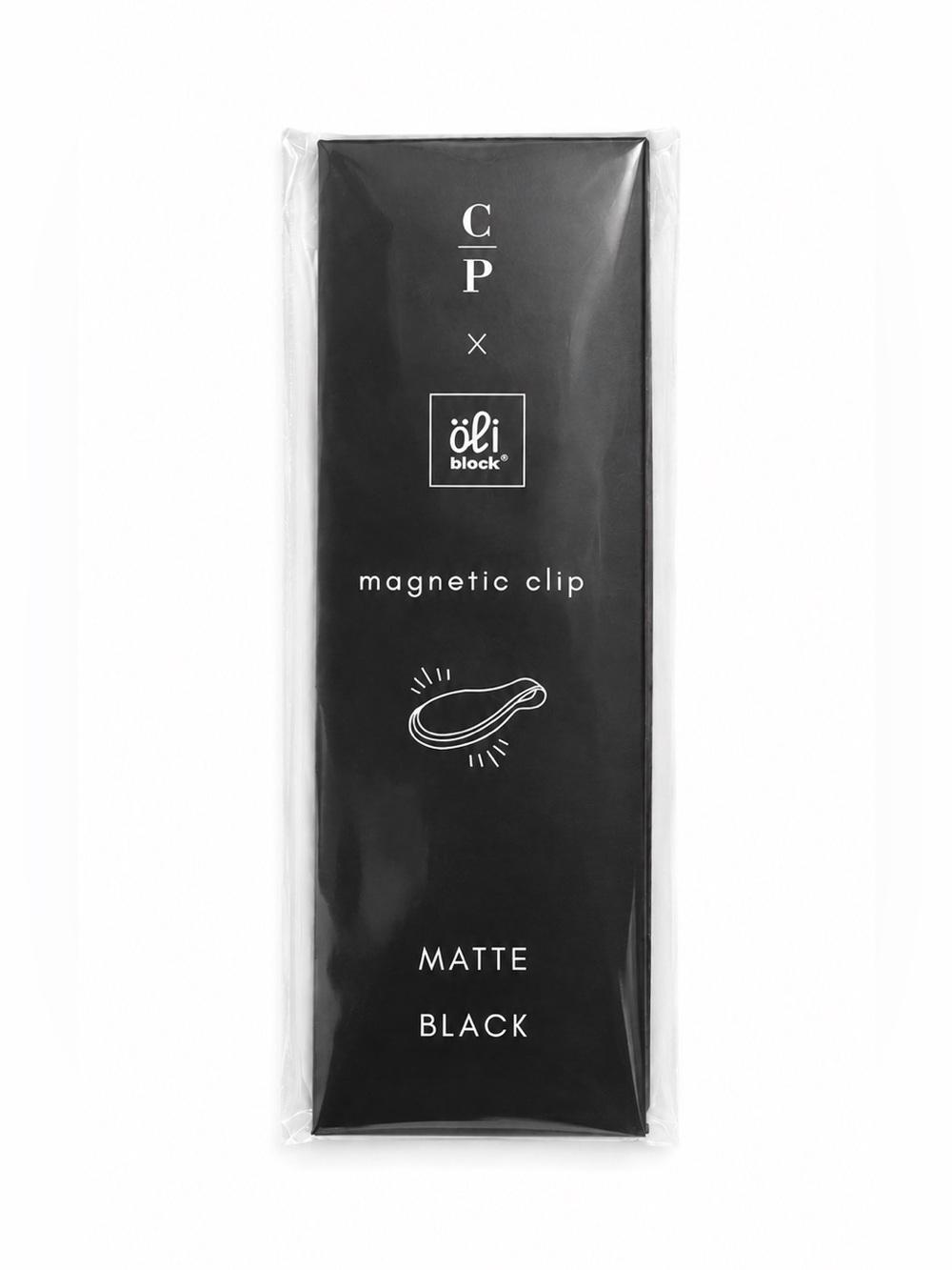 Cloth and Paper(C&P) Matte Black Magnetic‎ OLI Clip Collab New